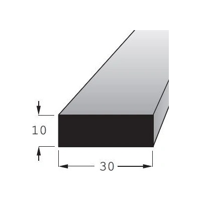 Hranolek 30x10mm, délka 70cm