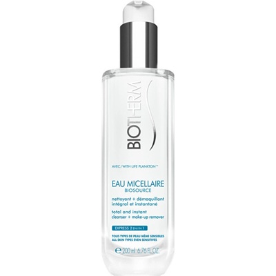 Biotherm čistící micelární voda Biosource Total & Instant Cleaner Make-Up Remover 200 ml