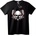 NOONEBRAND Тениска с Череп и Спрей Боя - S, Black