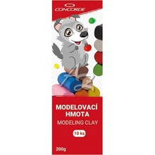 CONCOREDE Modelovací hmota 200 g 10 barev