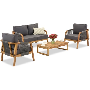 Garden Point Градински мебели от акациева дървесина Mumbai Coffee 4 Garden Point (GAP1209-COF4)