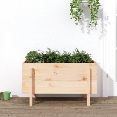 zahrada-XL vyvýšený záhon 101 x 50 x 57 cm masivní borové dřevo