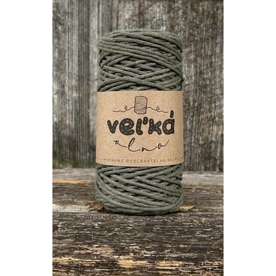 Velká vlna Macrame 1,5mm Mořská řasa
