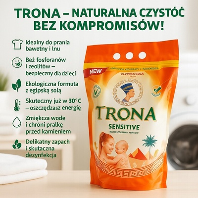 Trona prací prášok Sensitive 2 kg