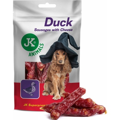 JK Animals JK Meat Snack Sausages Duck +Cheese 80 g
