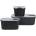 Mepal EasyClip 2x450 + 1000 ml Цвят: черен