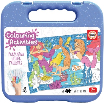 Educa Пъзел за оцветяване - Русалки, 50 части (edu18067)