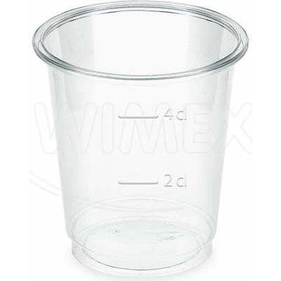 Wimex Pohárik PLA číry O48mm 2cl 4cl