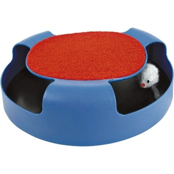 TRIXIE Catch The Mouse - котешка играчка хвани мишката / зелена, синя / 25 / 6 см