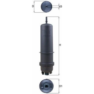 Palivový filter MAHLE ORIGINAL KL 872/7 (KL872/7)
