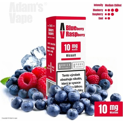 Adams Vape Salt Blueberry Raspberry 10 ml 10 mg