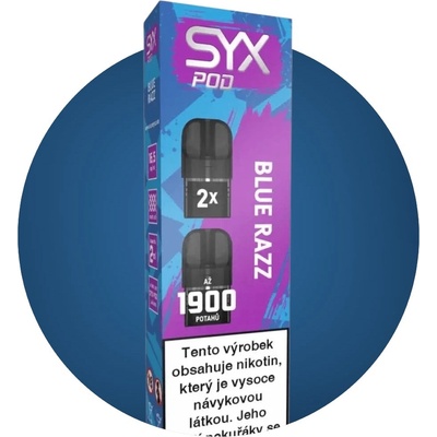 Syx Pod Blue Razz 16,5 mg 2 x 950 potáhnutí 1 ks – Zboží Dáma