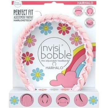 invisibobble® HAIRHALO Retro Dreamin‘ Eat, Pink, and be Merry