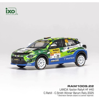 Lancia Ypsilon Rally4 HF Barum Rally 2025 40 Rahill SmithIXO 1:43
