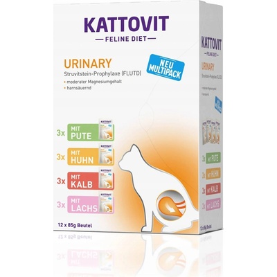Kattovit Feline Diet Urinary Mix chutí 12 x 85 g