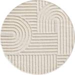 Ayyildiz Кремав кръгъл килим ø 80 cm Art - Ayyildiz Carpets (ART80801121CREAM)