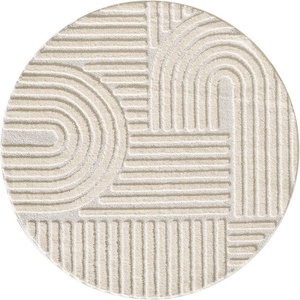 Ayyildiz Кремав кръгъл килим ø 80 cm Art - Ayyildiz Carpets (ART80801121CREAM)