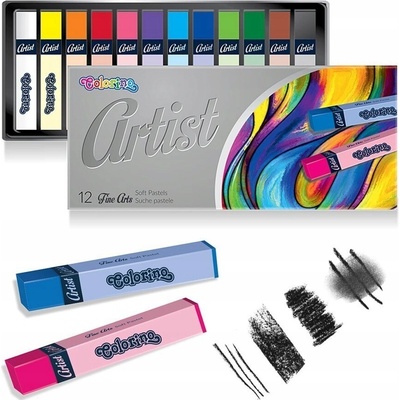 Artist Suché pastely Colorino 12 barev – Zboží Dáma