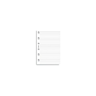 Filofax papier linajkový biely, 100 listov - vreckový