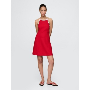 GAP Ленени мини рокли Americana GAP GAP | Cherven | ЖЕНИ | XXS