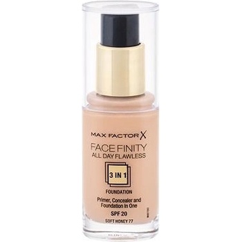 Max Factor Facefinity All Day Flawless make-up 3v1 SPF20 77 soft honey 30 ml