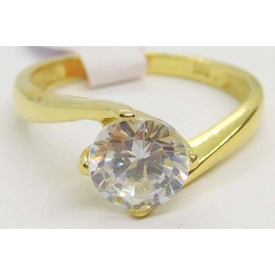 Klenoty Budín Zásnubní dámský zlatý prsten HK1231