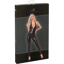 Noir - plunging neckline jumpsuit black