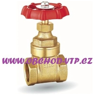 V&G Valogin Mosazné uzavírací šoupě DN20 - 3/4" PN16, -20°C až +120°C