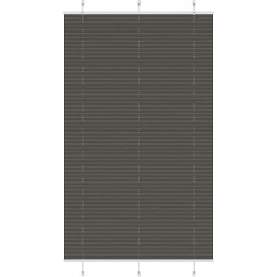 VidaXL Roleta plisé černá 120x200 cm