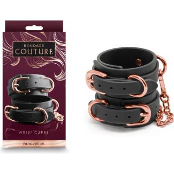 Image 1 of Луксозни маншети за китки, изящно ограничение - Wrist Cuff Black (NSTOYS0934)