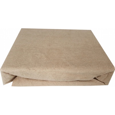 Dewa Froté prostěradlo s gumou béžové 200x220