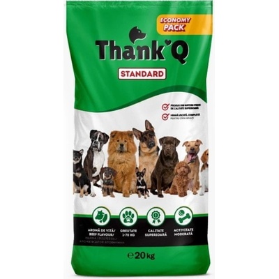 Thank´Q Standard Dog Adult Hovädzie 20 kg