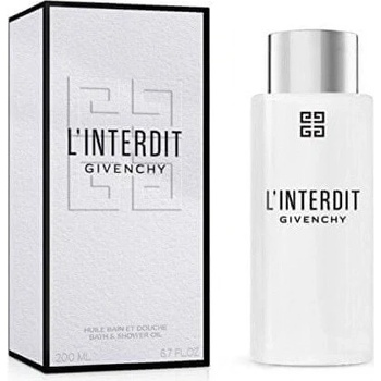 Givenchy L´ Interdit kúpeľový a sprchový olej 200 ml