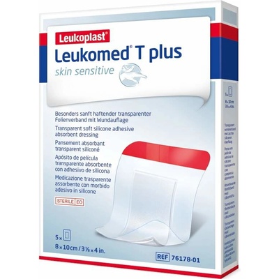 Leukomed T Plus Skin Sens.8 x 10 cm 5 ks