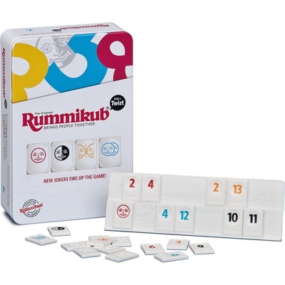 Piatnik Rummikub TWIST Mini plechovka CZ,SK,DE,HU