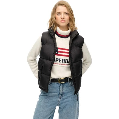 SUPERDRY Потник Superdry Tech Padded vest - Black (Black / Black)