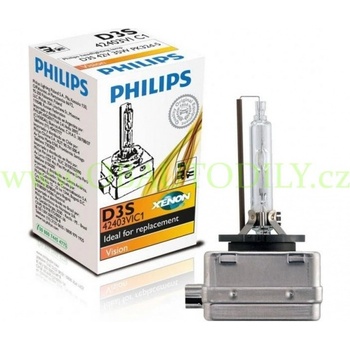 XENONOVÁ VÝBOJKA D3S PHILIPS 42V 35W PK32d-5 XENON VISION - 1 ks 42403VIC1