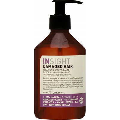 Insight Damaged Hair Restructurizing Shampoo posilujúci šampón pre poškodené vlasy 400 ml
