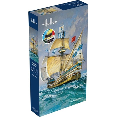 Heller La Grande Hermine obsahuje barvy a lepidlo STARTER KIT 56841 1:150
