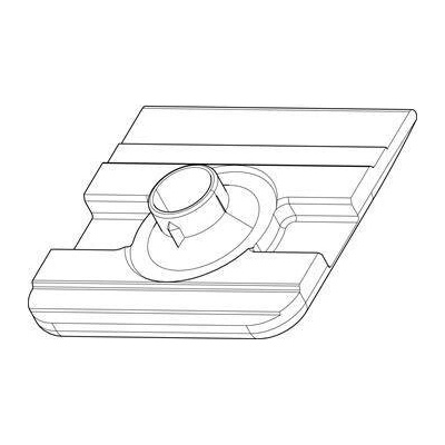 ROTO NT/NX Falcový náběh křídlová část s vůlí 13 mm hloubka 21 mm šedý 350403
