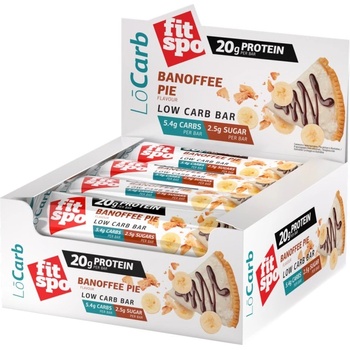 FIT SPO LoCarb Protein Bars | Keto Friendly [12 x 60 грама] Банан с тофи