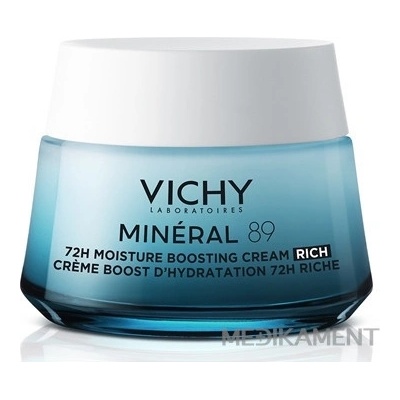 Vichy Mineral 89 72h moisture cream rich 50 ml