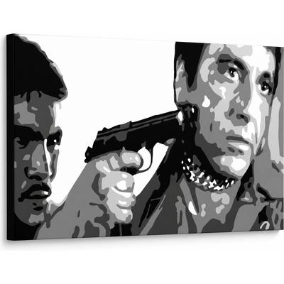 Ručne maľovaný POP Art obraz AL PACINO - 80x60 cm