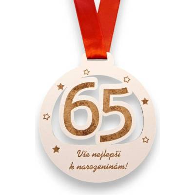 Vypálímti.cz výroba laserem Jubilení medaile XL 65