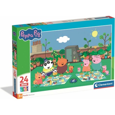 Clementoni 24 MAXI dielov Prasátko Peppa Piknik s priateľmi