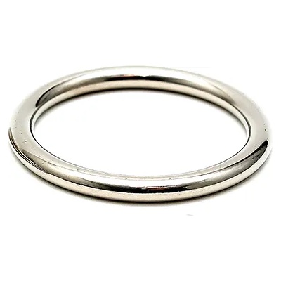 Rimba Solid Metal Cockring 6mm Thick 7371 55mm