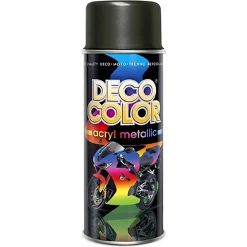 Deco Color Acryl Metallic 400 ml - čierna metalíza
