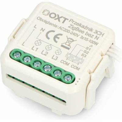 Tuya - 3kanálové mini relé bez N - ZigBee - Aplikace pro Android/iOS - OXT SWTZ33