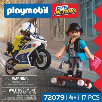 Playmobil 72079 Prenasledovanie na motorke