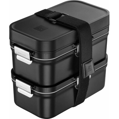 Zwilling Obedový box TO GO Fresh & Save s vákuovacmi dózami čierny 1030913